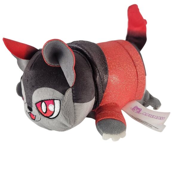 Aphmau Demon Cat Plush 6" Red Glitter Outfit Bonkers Toy 2024 Collectible Soft - Picture 8 of 16